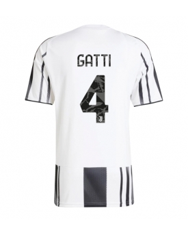 Juventus Federico Gatti #4 Maglia Gara Casa Repliche 2025-26 Maniche Corte Juventus Federico Gatti #4 Maglia Gara Casa Repliche 2025-26 Maniche Corte
